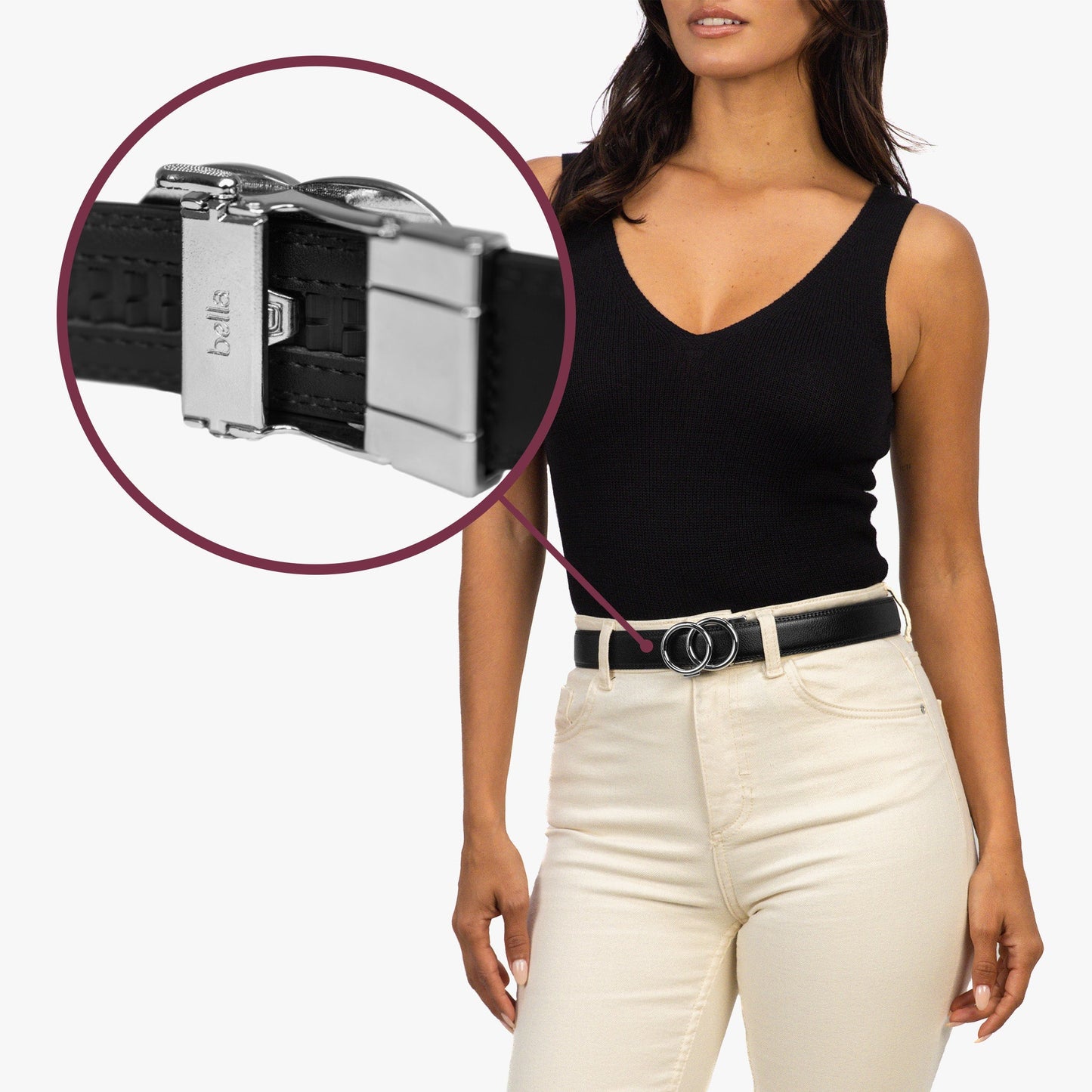 Modern Bella Holeless Belt